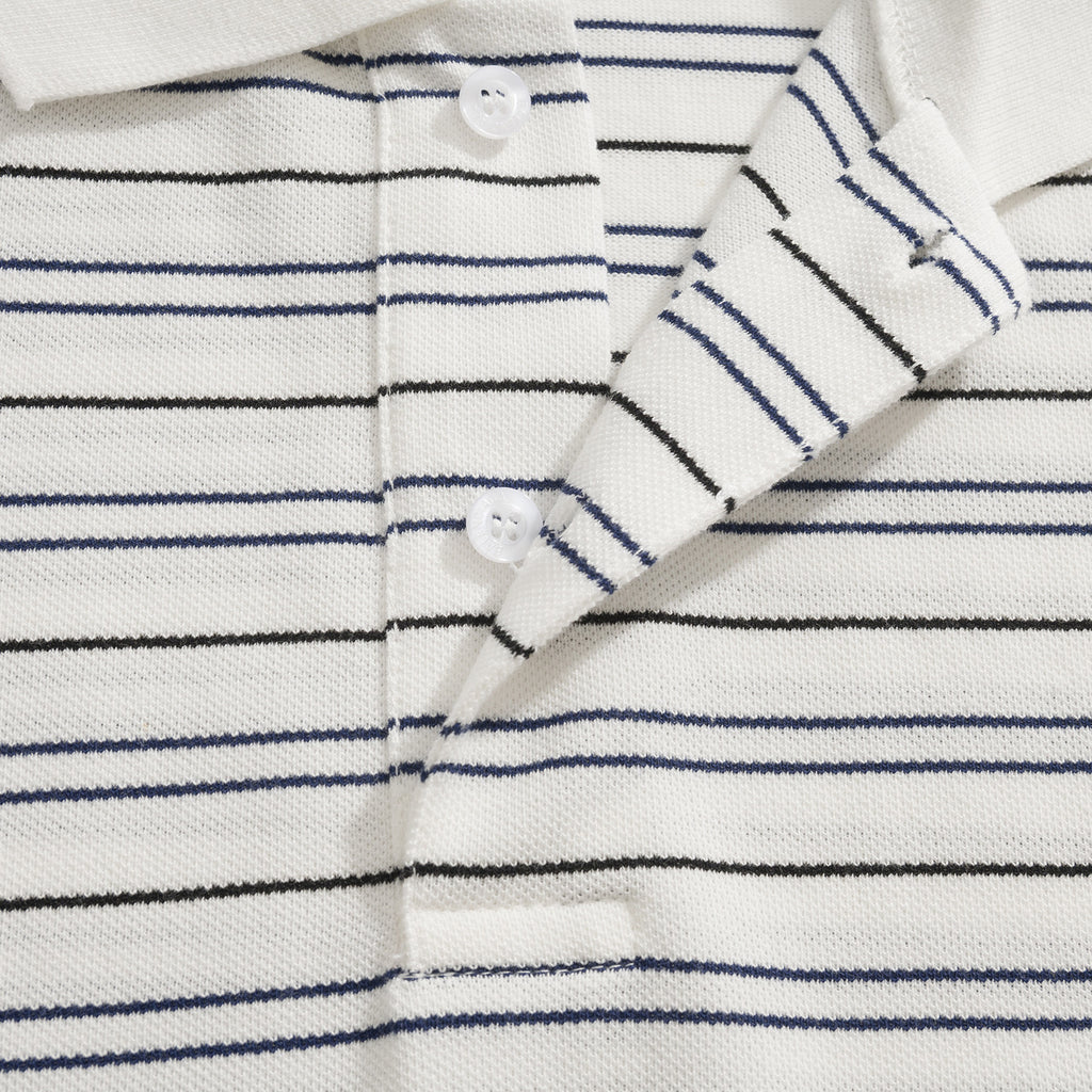 Balenciaga Men's Summer Solid Colour Stripe Printed Embroidery Pattern Printed Polo Neck Short Sleeve T-Shirt #76767