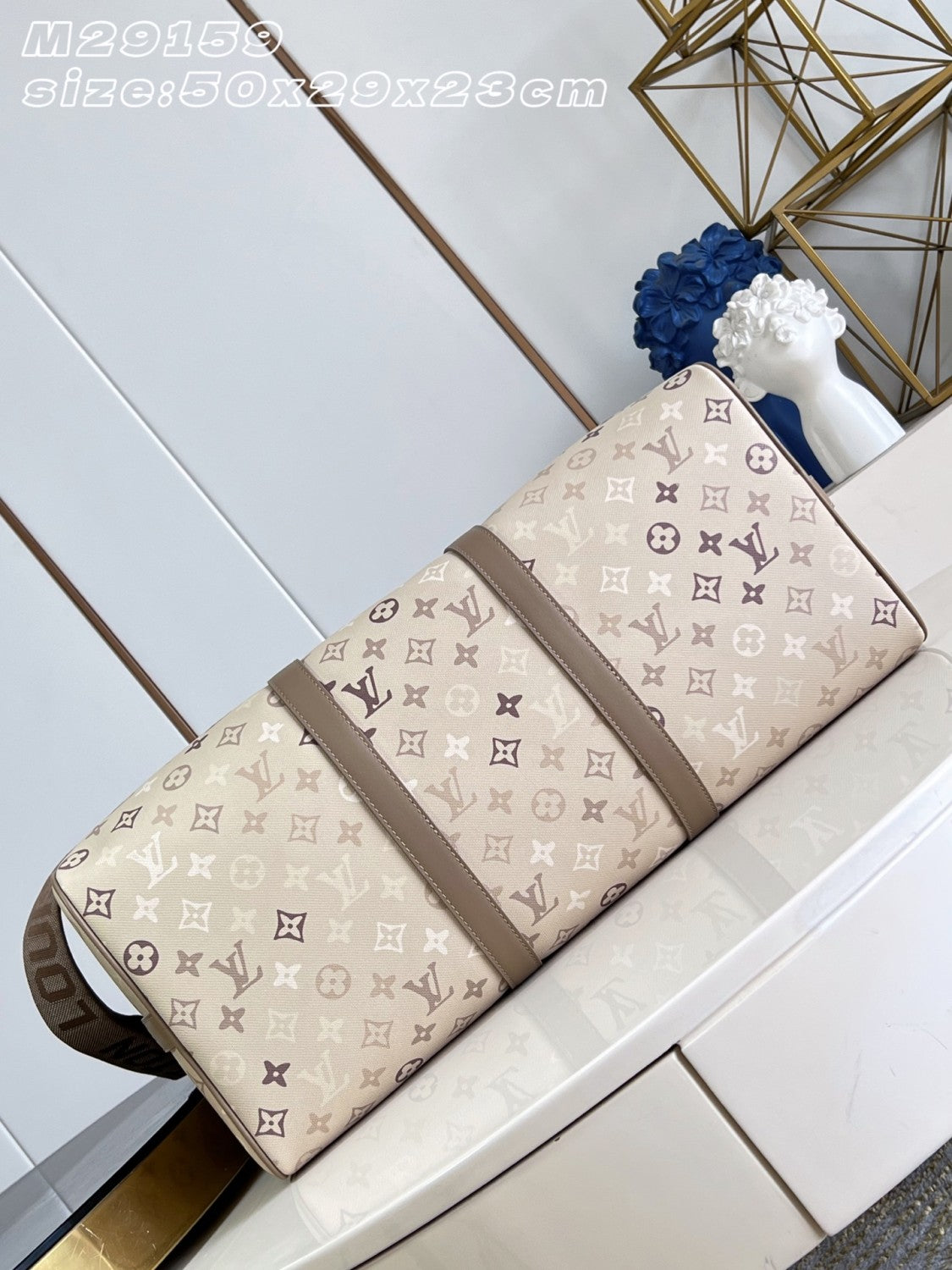 LOUIS VUITTON Keepall Bandoulière 50 Monogram Heritage M29159#382241