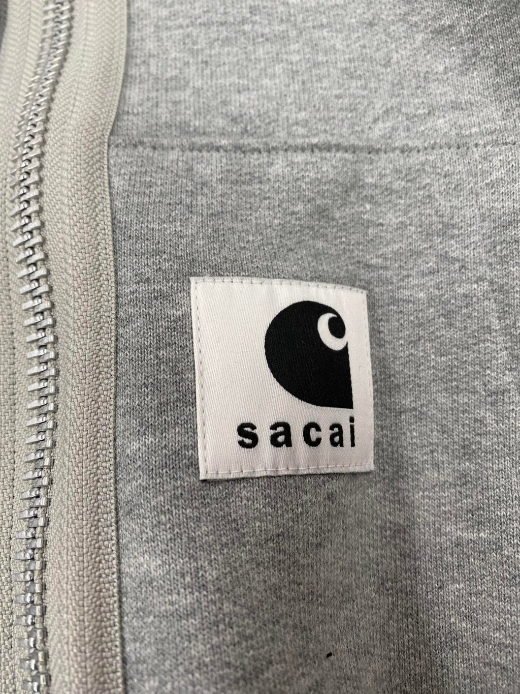 Sacai X CARHARTT Wip Hooded Long Sleeve Zipper Coat Jacket #21914