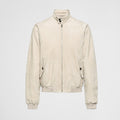 Prada Mens Suede Bomber Jacket Spring And Autumn Classic Solid Color Fashion Casual Fitted Jacket Coat Ngvp #8761