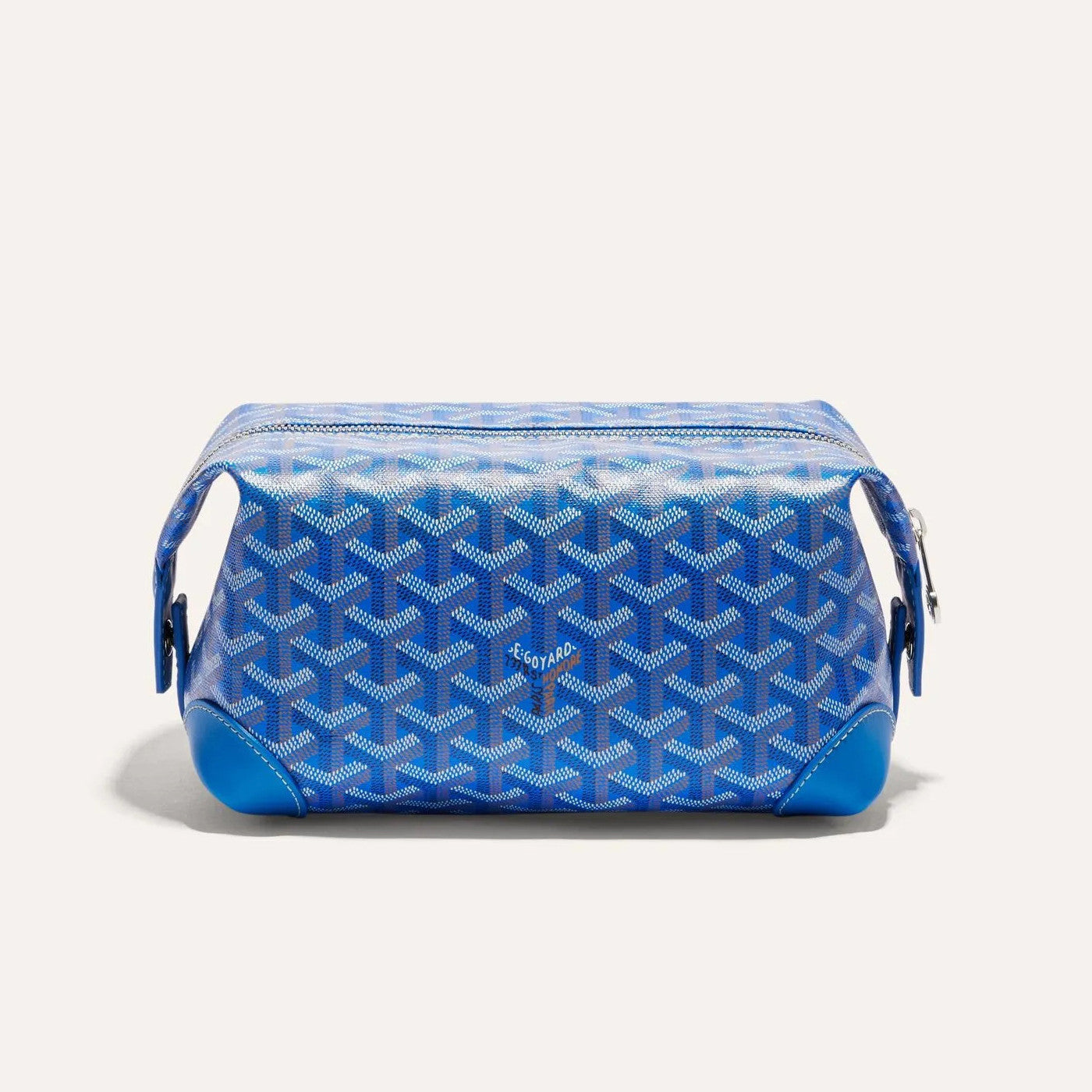 GOYARD Bowling 25 Men's and Women's Y-shaped Old-fashioned Full-print Zipper Leather Handbag Makeup Bag Bags #77132