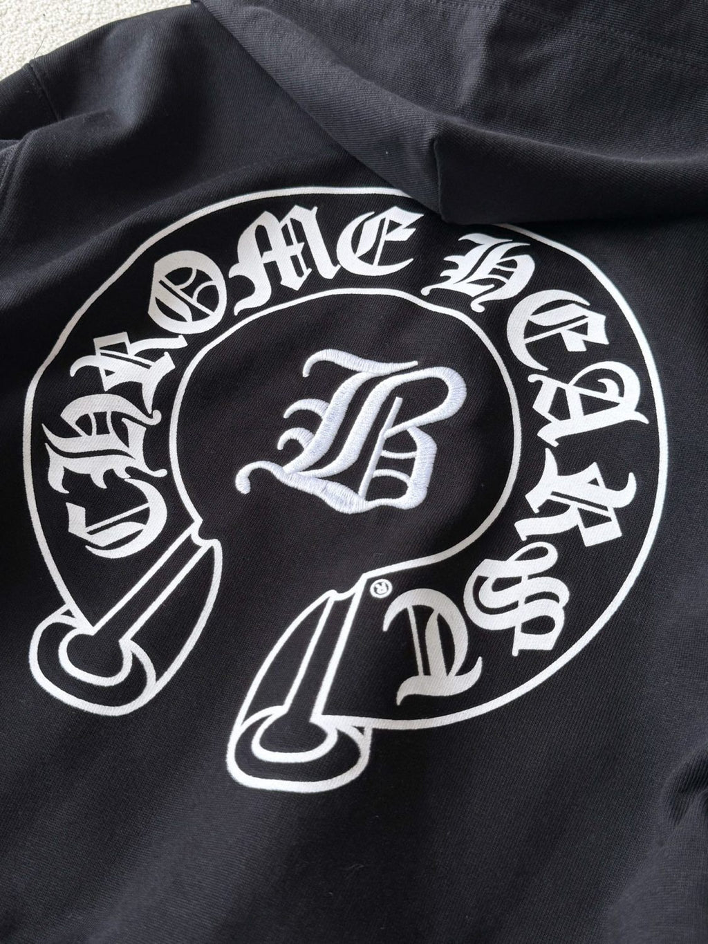 Chrome Hearts Women's And Men's Fashion Casual Solid Color Hooded Zipper Pullover with Letter Print Pattern Loose Fit Jacket #78493