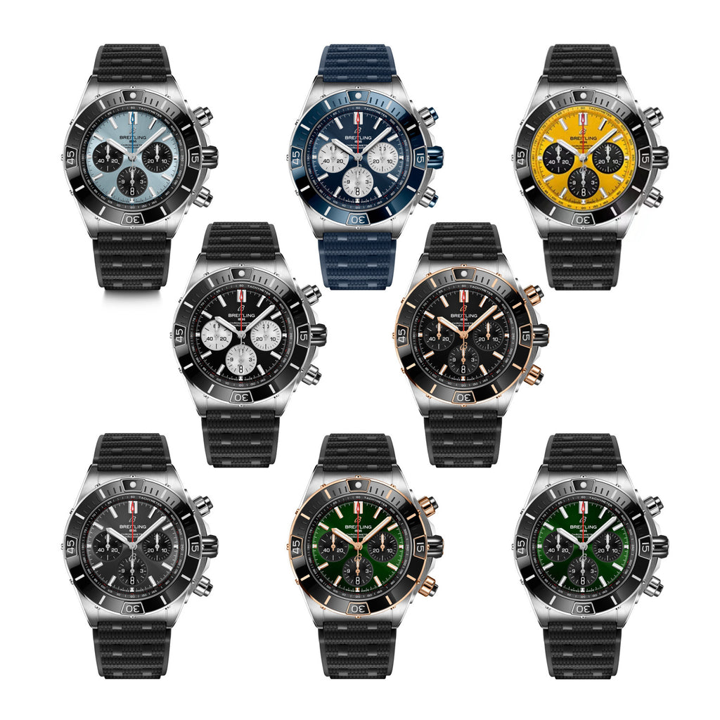 Breitling Silicone Bracelet Mechanical Watch #96675