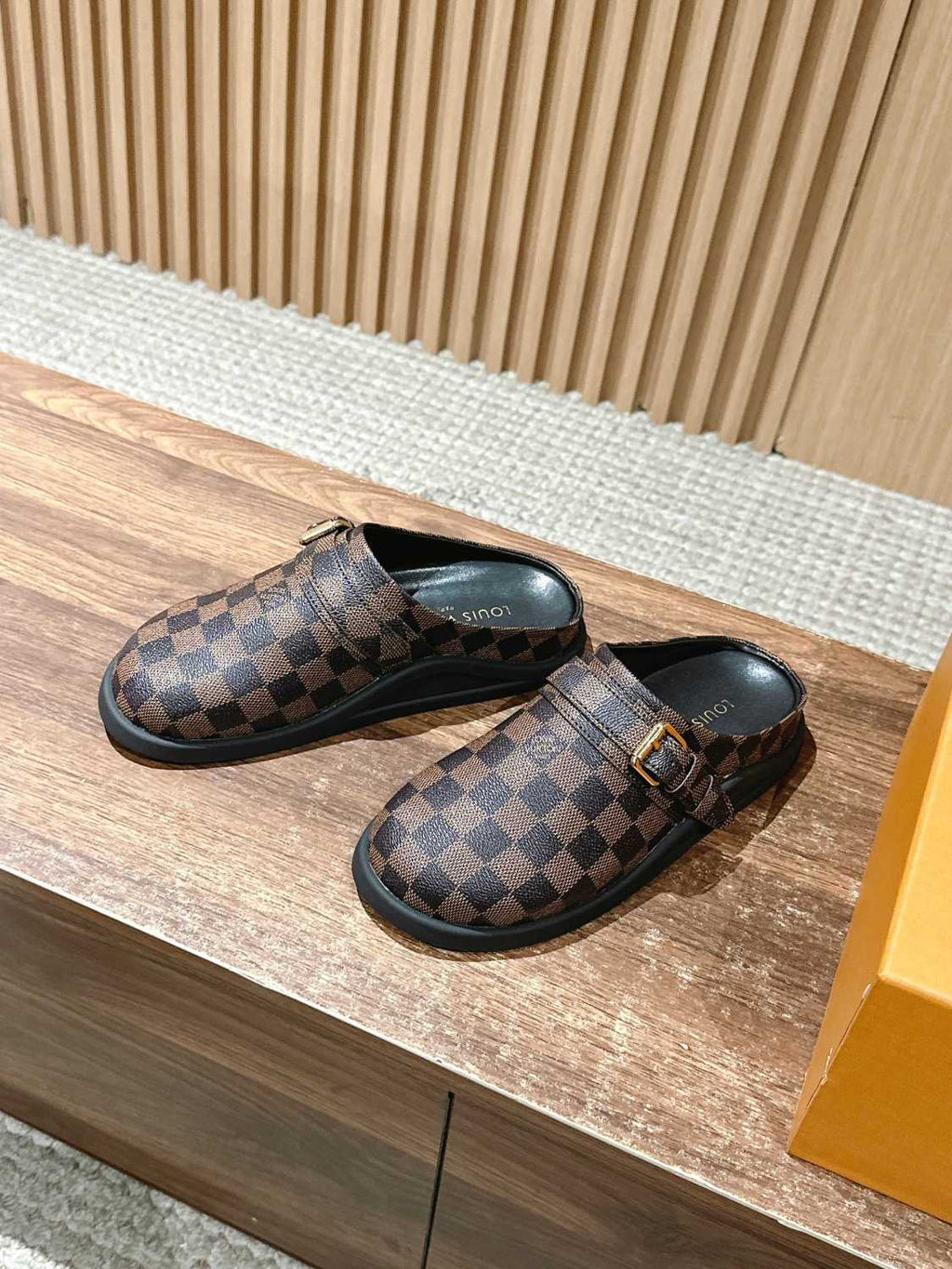 LOUIS VUITTON LV To-Go Flat Comfort Clog Shoes #379748