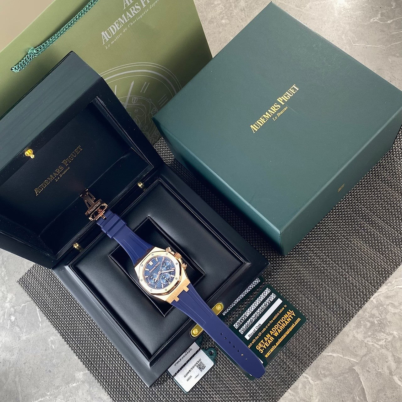 Audemars Piguet Royal Oak Selfwinding Chronograph Men's Classic Watch with Automatic Mechanical Movement 50m Water Resistance Classic Dial  Watch Accessories #78363