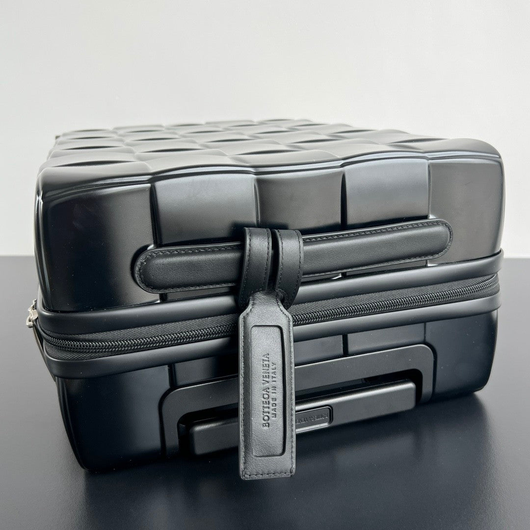 Bottega Veneta Odyssey Men's And Women's Locking Zipper Closure Polycarbonate Solid Color Luggage Trolley Case Bag #75332