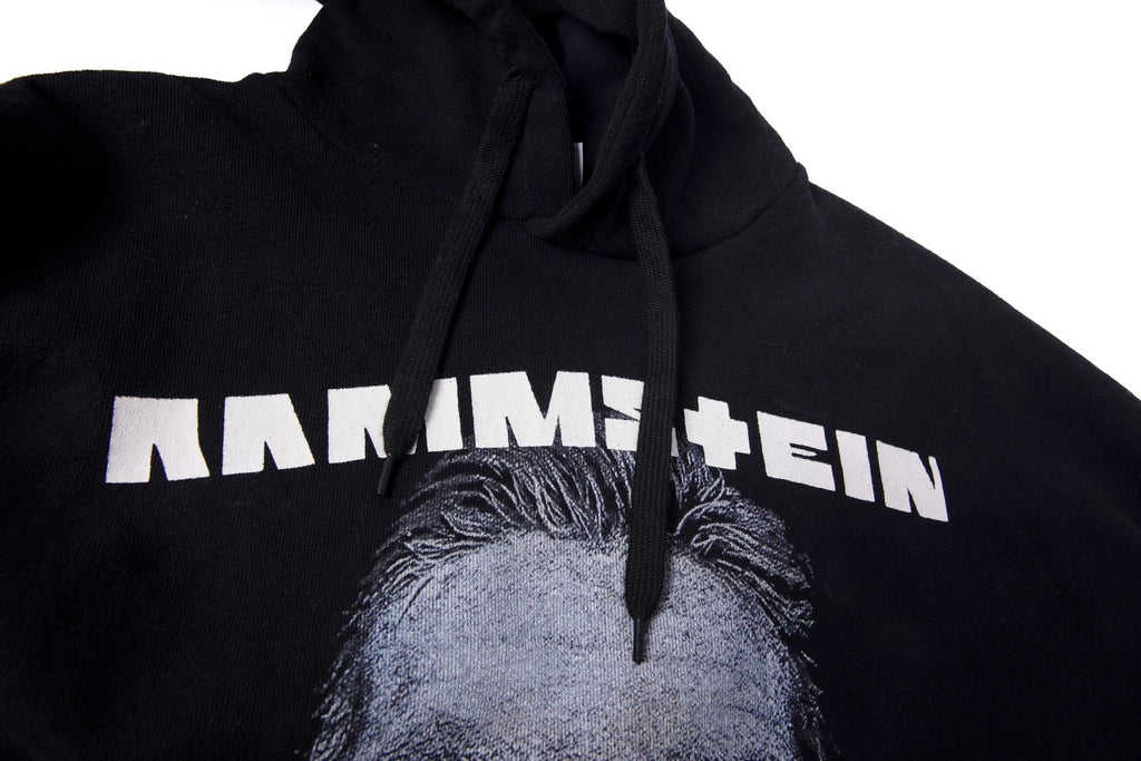 Vetements Men's Women's Spring And Autumn Punk Style Printed Loose Solid Color Hooded Sweatshirt Ngvp #303358
