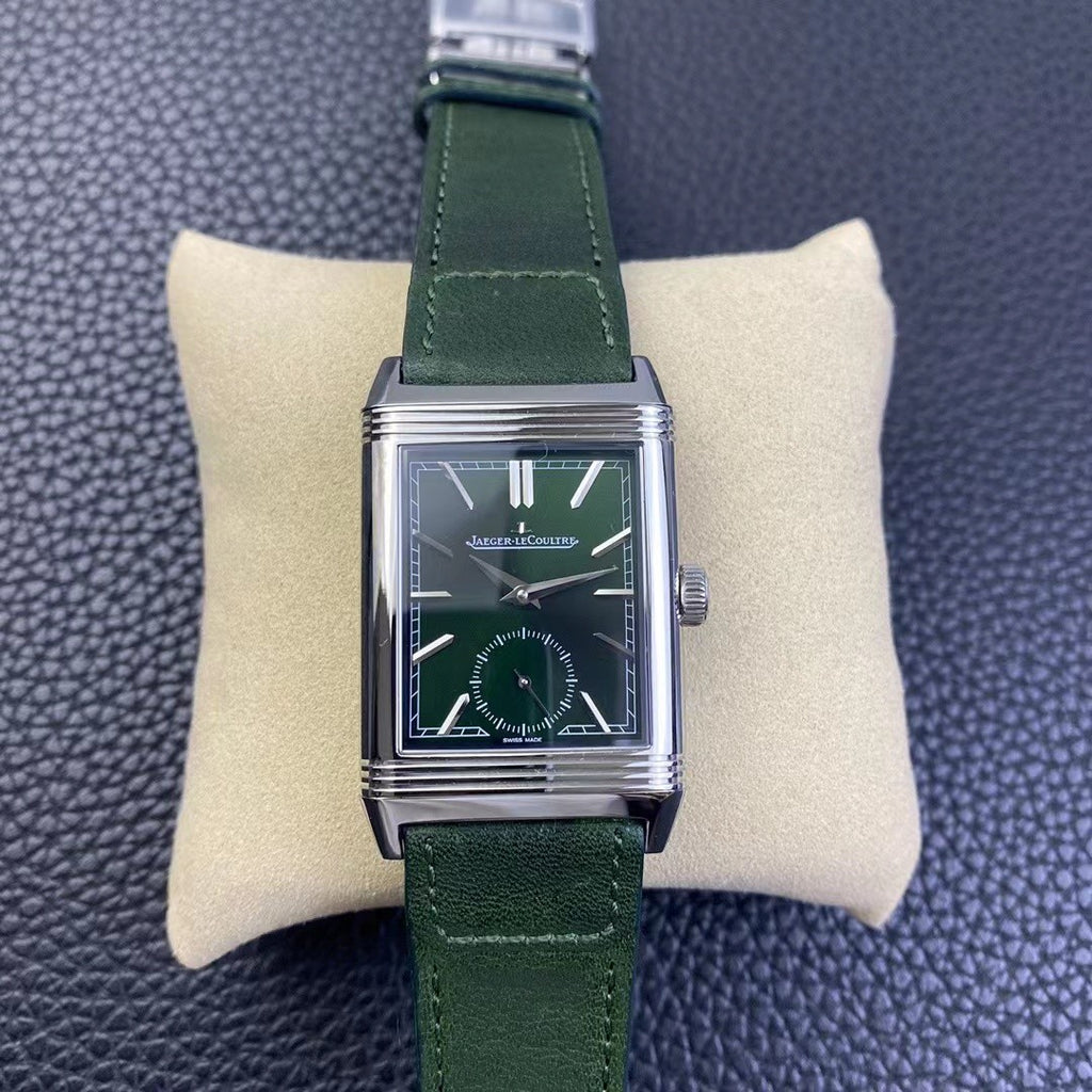 Jaeger LeCoultre Italian Calfskin Reversible Mechanical Watch #96921