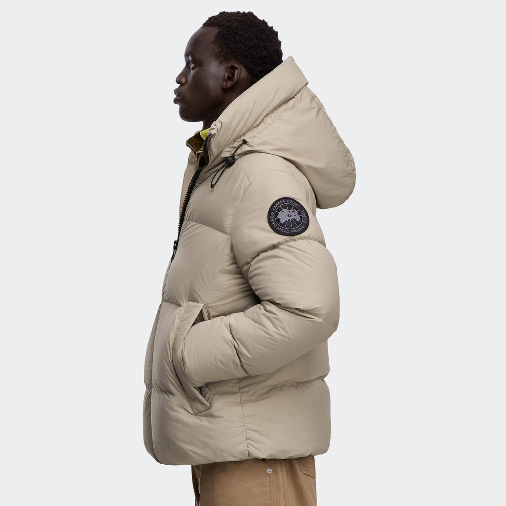 Canada Goose Crofton Men's And Women's Winter Fashion Casual Solid Color Hooded Zipper Windproof Nylon Hooded Down Jacket #79557