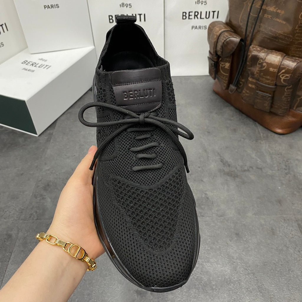 Berluti Shadow Men's Temperament Versatile Commuter Style Casual Comfortable Sneakers Shoes #77152