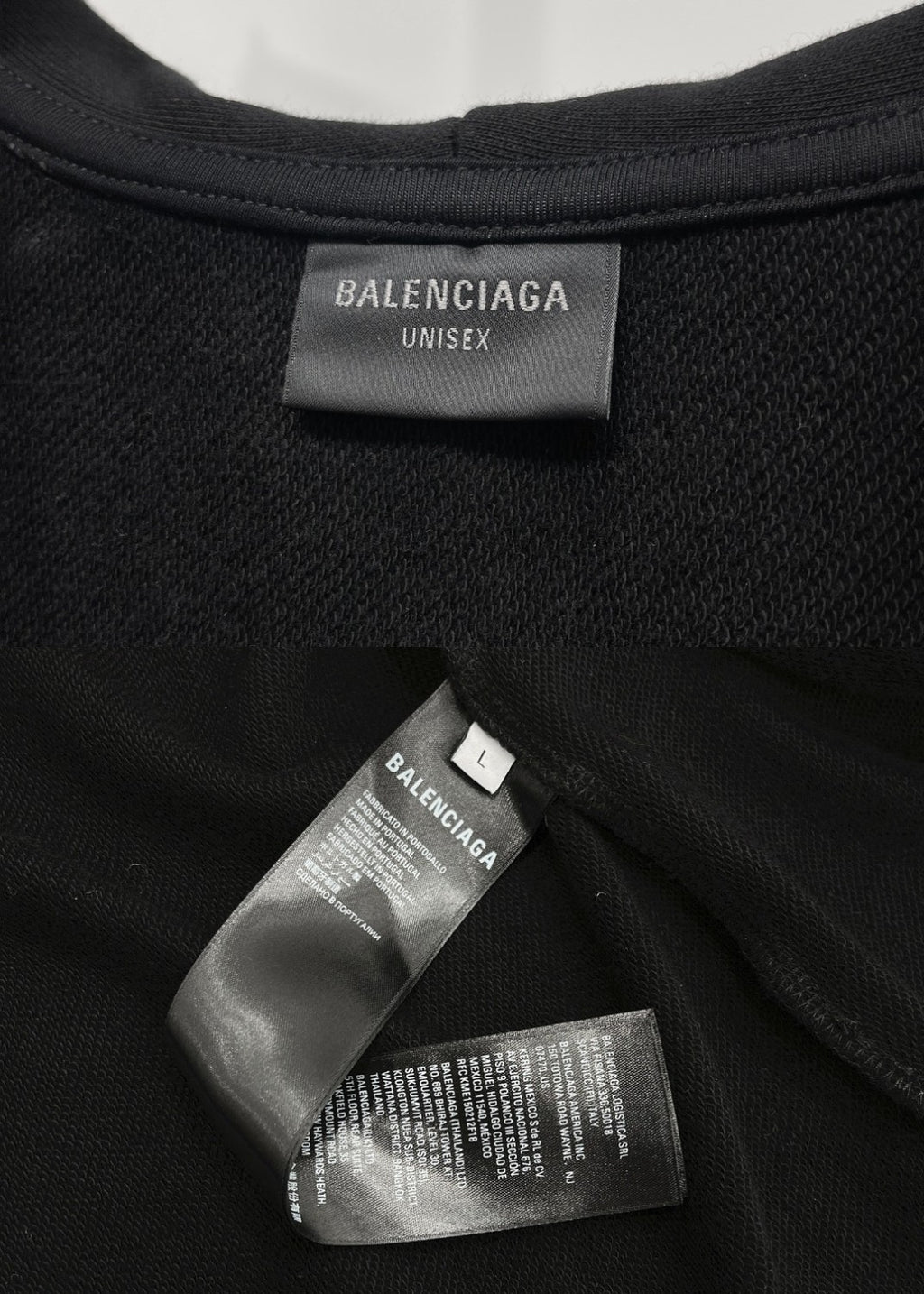 Balenciaga Men's And Women's Logo Graffiti Distressed Spring And Autumn Zipper Loose Solid Color Long Sleeve Hoodie Sweatshirt Ngvp #2314