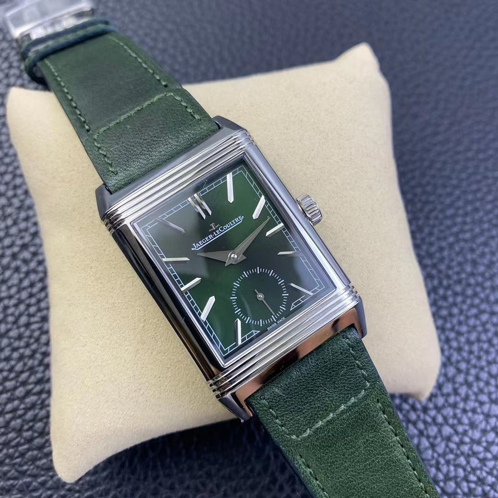 Jaeger LeCoultre Italian Calfskin Reversible Mechanical Watch #96921