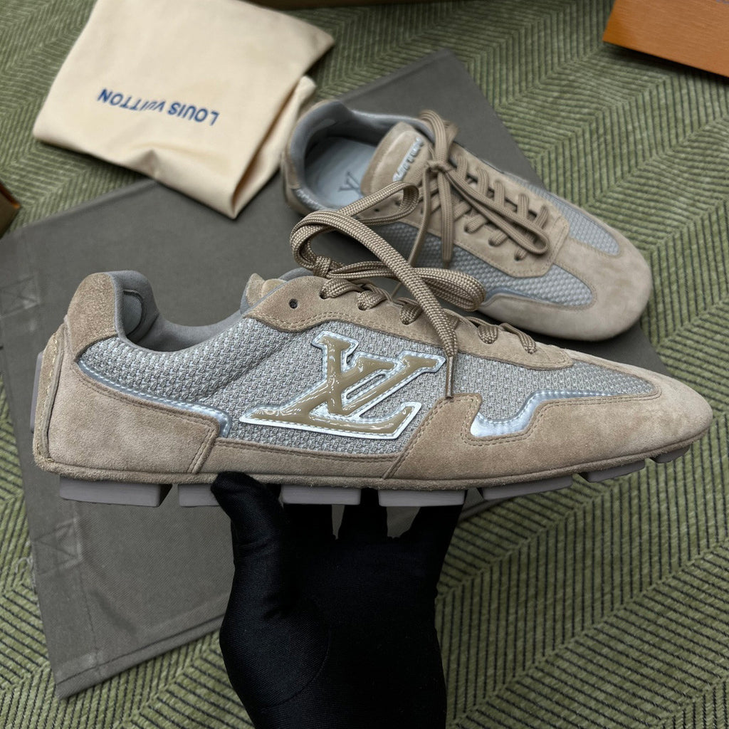 Louis Vuitton LV RALLY Men's Spring/Autumn Classic Casual Round Toe Lace Up Low Top Thin Sole Casual Shoes Sports Shoes 1AHTZG #78188