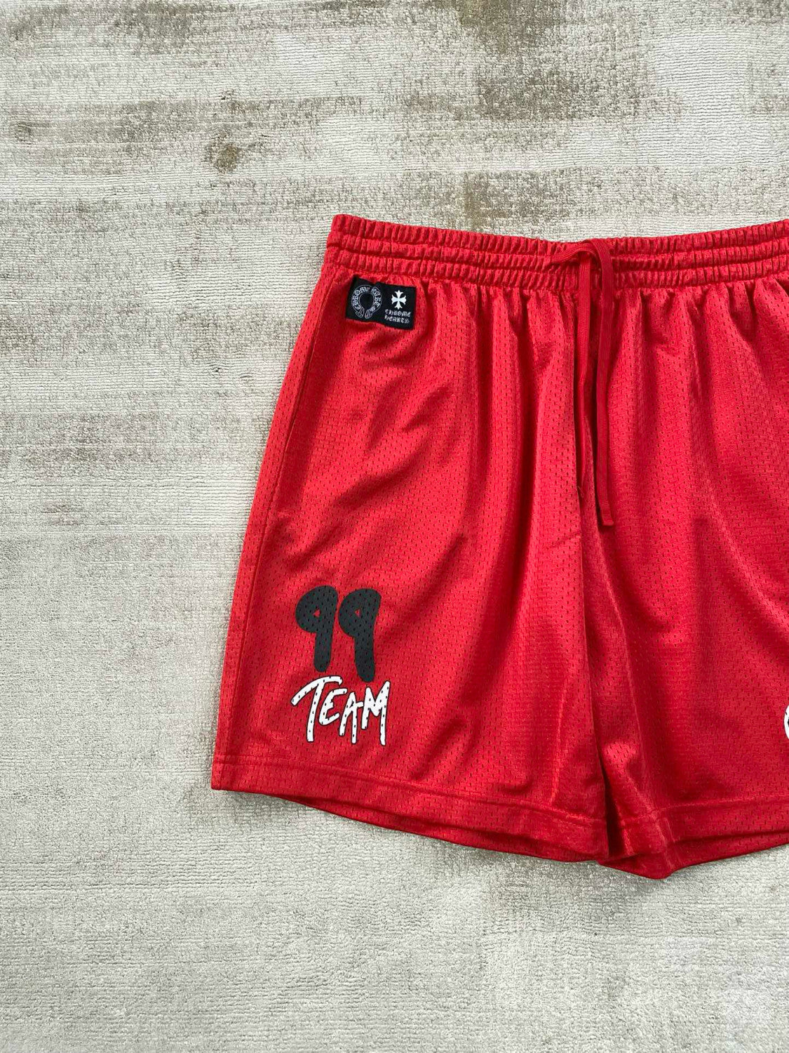 Chrome Hearts Men's Spring and Autumn Printed Stretch Drawstring Loose Fit Sweatpants Shorts #98774
