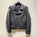 Balenciaga Biker Leather Zip Jacket #95182