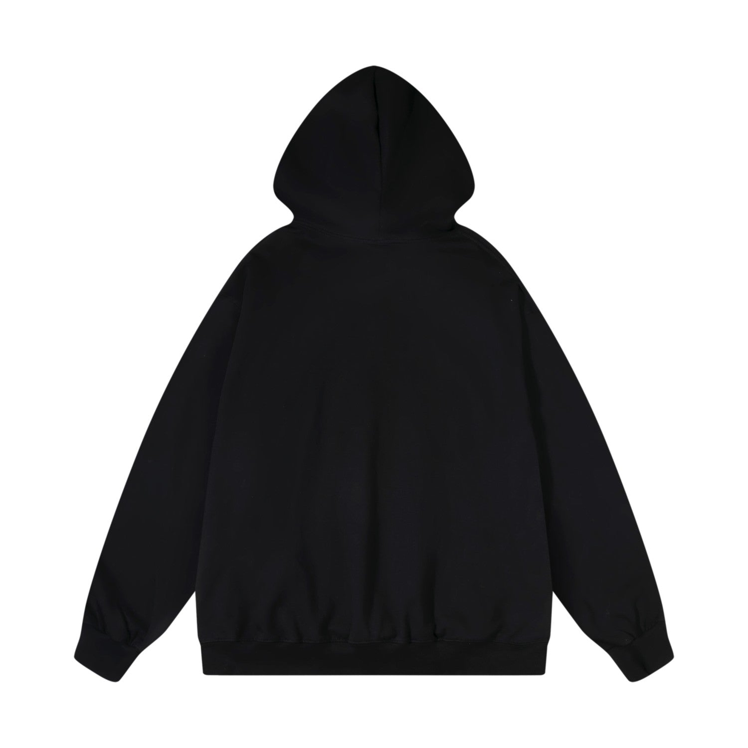 Vetements Men's Fall And Winter Black Retro Show Models Letter Print Oversized Os Loose Silhouette Couple Casual Round Neck Pullover Sweatshirt #81652
