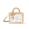 Louis Vuitton LV x TM Petite Valise Women's Detachable Adjustable Shoulder Strap Colorful Letter Printed Coated Canvas Single Shoulder Slanting Handbag Bag Bags #75435