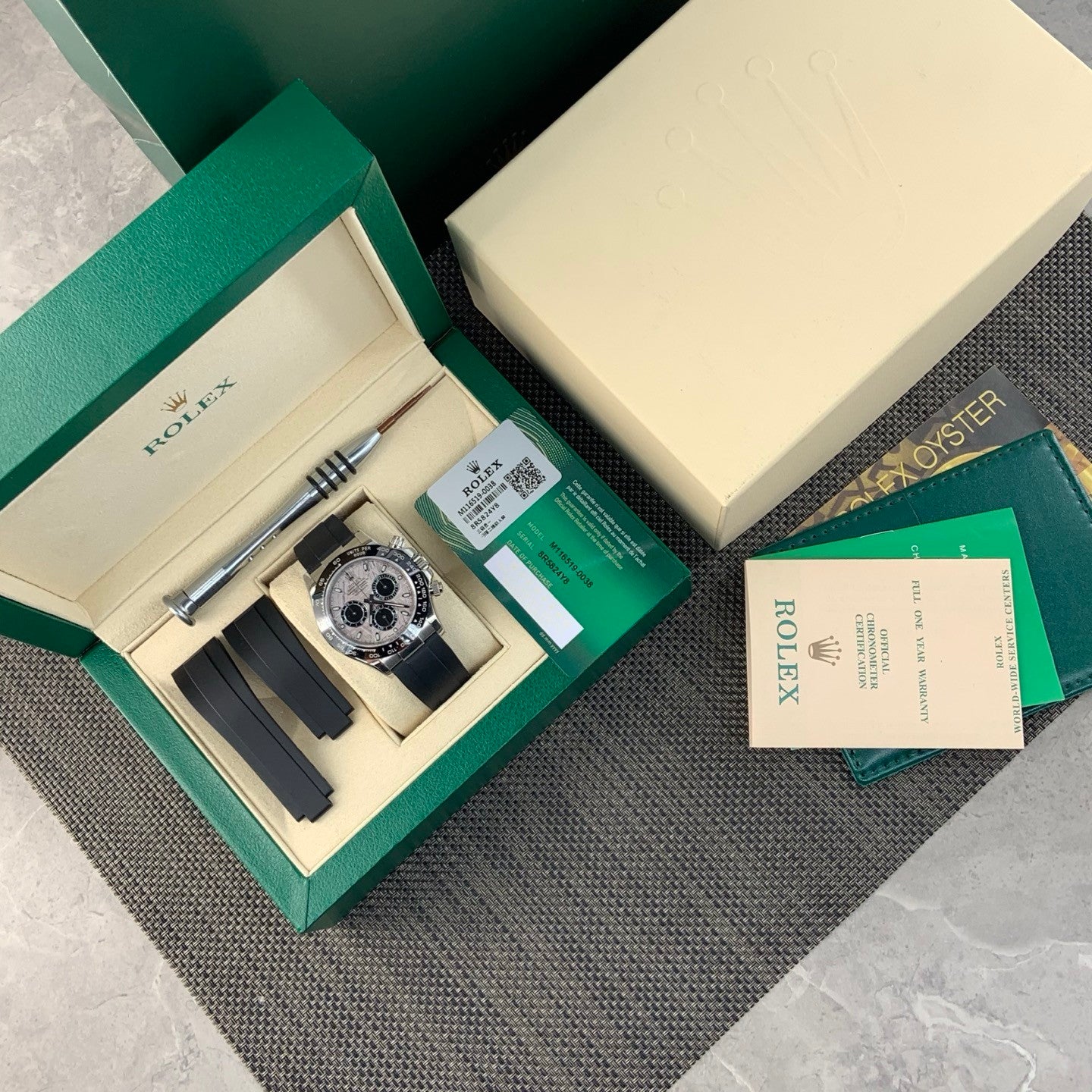 Rolex Cosmograph Daytona Series Men's Automatic Mechanical Movement 100m Water Resistance 40mm Dial Mechanical Watch #77183