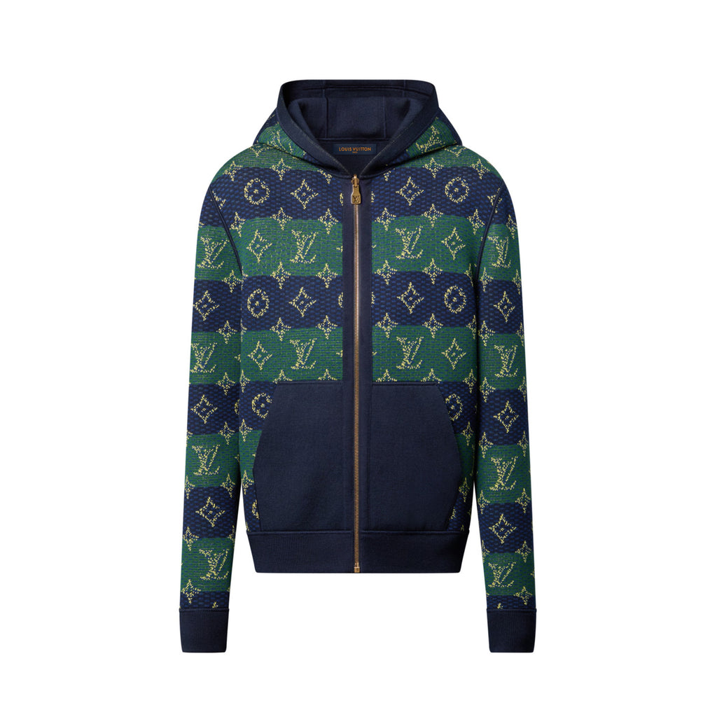 Louis Vuitton MONOGRAM Men's Spring/Fall Fashion Casual Hooded Zipper Letter Print Reversible Jacket #331359