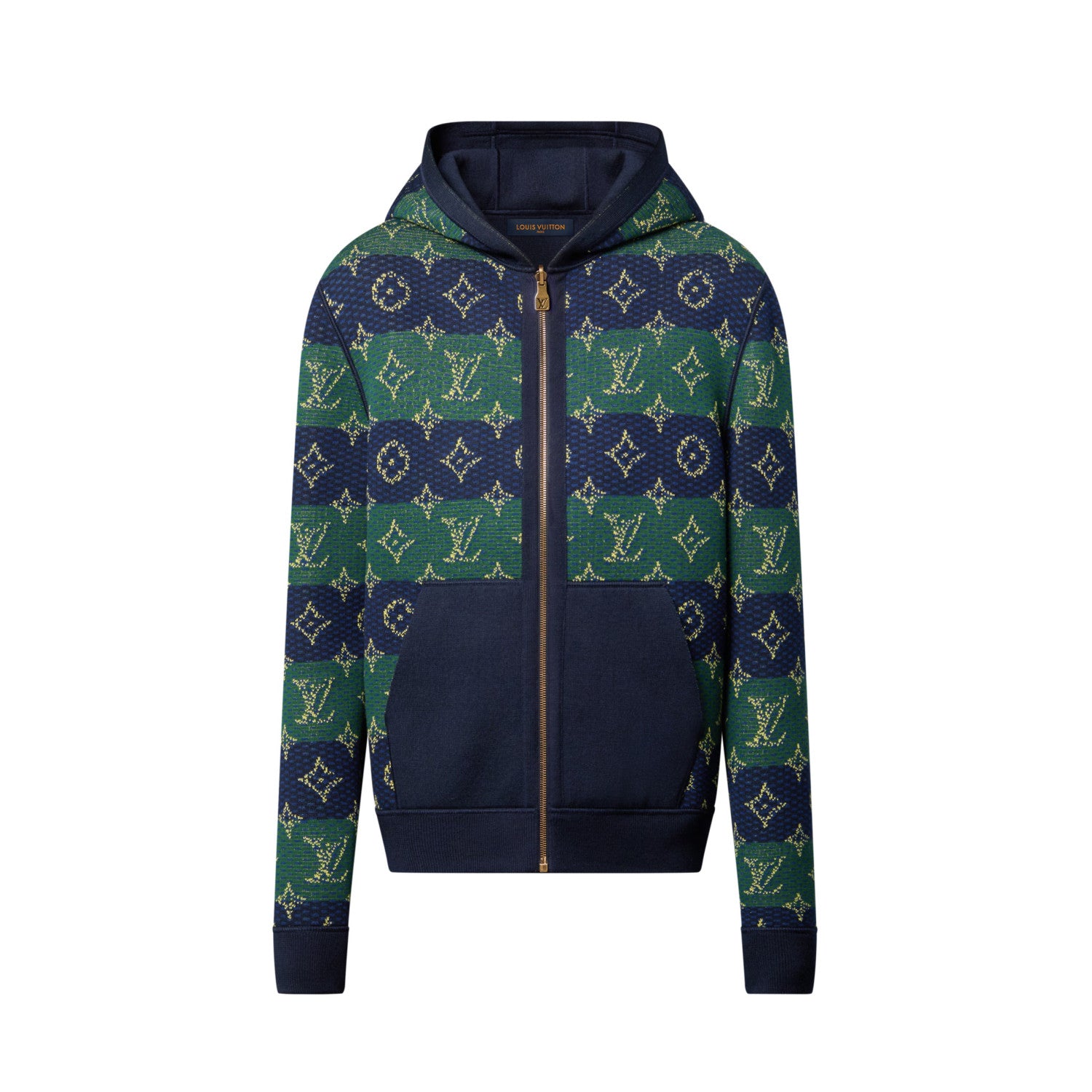 Louis Vuitton MONOGRAM Men's Spring/Fall Fashion Casual Hooded Zipper Letter Print Reversible Jacket #331359