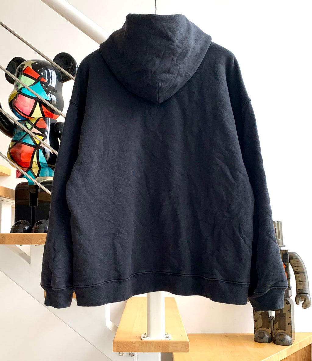 Balenciaga Men's Loop Sports Icon Hoodie Medium Fit in Black #335764