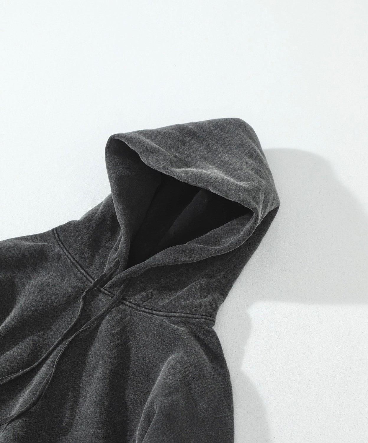 Acne Studios Hooded Sweater logo patch Faded Black #336605