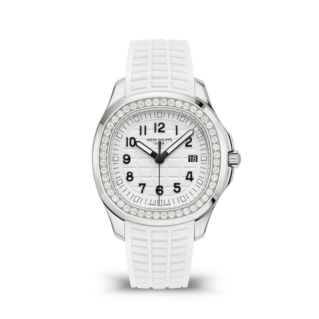 Patek Philippe Women's Quartz 100M Water Resistant Solid Color Dial Rubber Strap Watch #75754