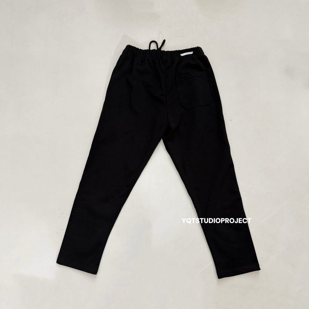 Chrome Hearts Men's And Women's Spring/Fall Fashion Casual Solid Color Collared Half-Zip Sweatshirt Solid Color Relaxed Wide Leg Pants Suit Set #79526