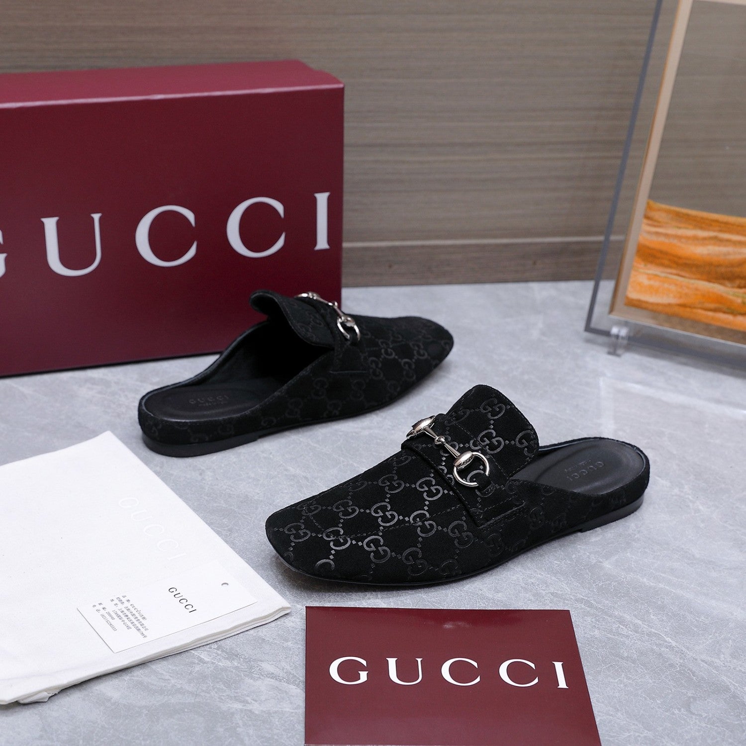 Gucci Flat Loafers Slippers #388039
