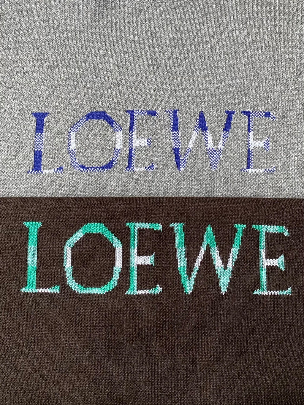 Loewe Men's And Women's Summer Fashion Casual Crew Neck Pullover Short Sleeve Knit T Shirt with Turned Up Sleeves T-shirt #79298