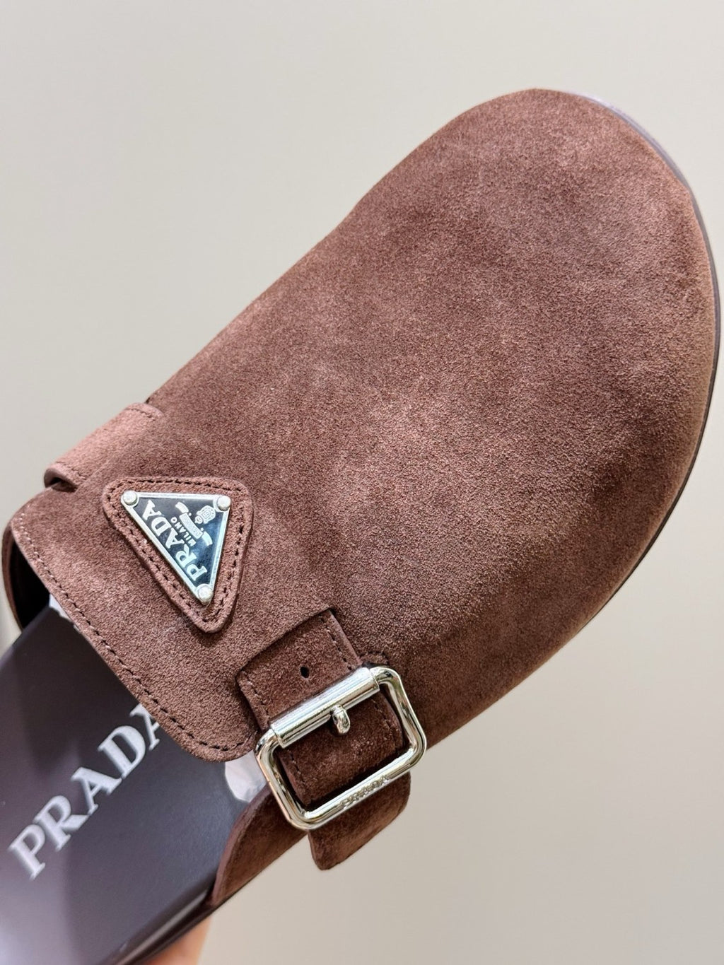 PRADA Suede Mules #384747