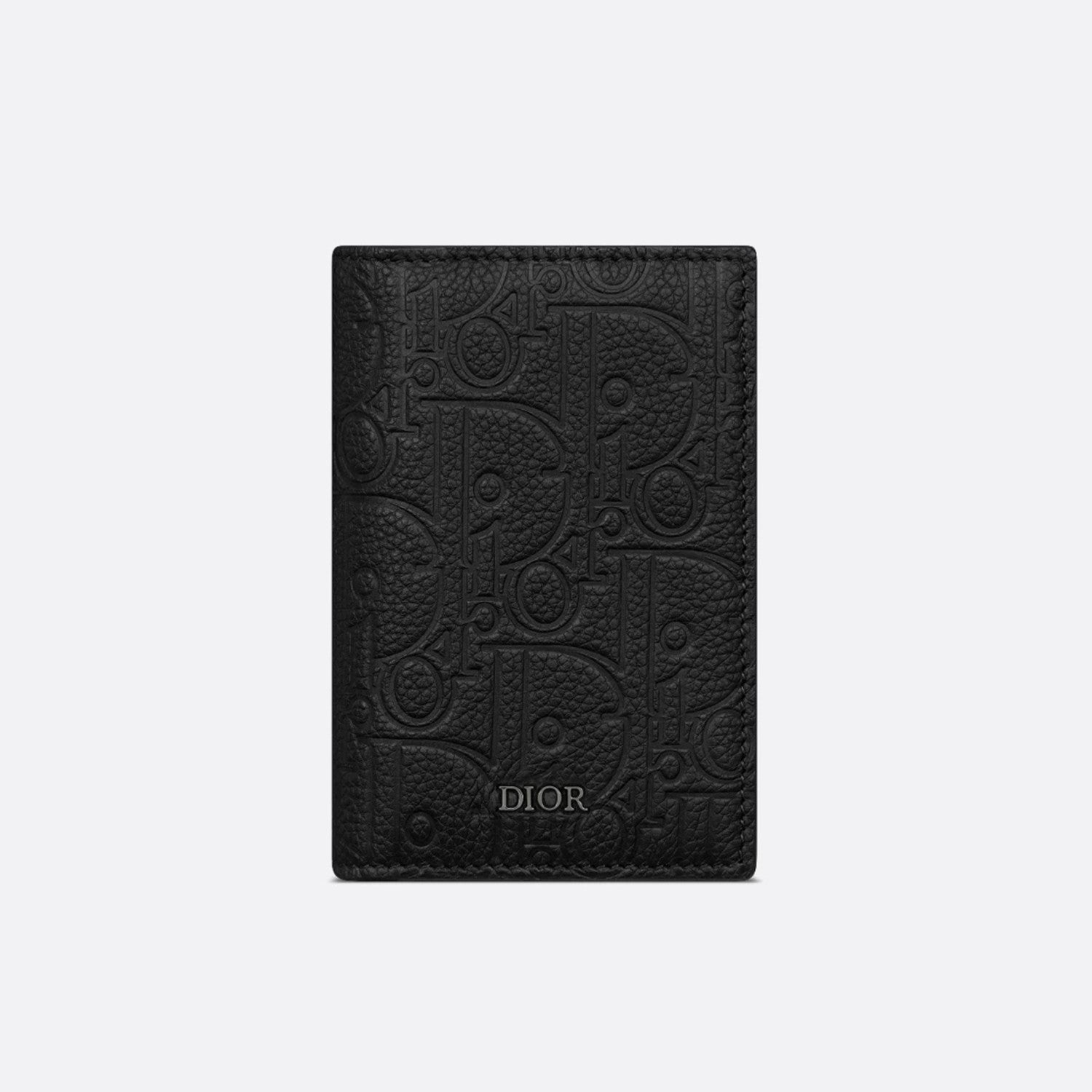 Dior Men's CD lcon Vertical Bifold Card Holder Passport Holder Casual Logo Solid Color Canvas Leather Saddle Passport Cover Wallet Purse Bags Bag 2ADCH169YKK-H00N #81355