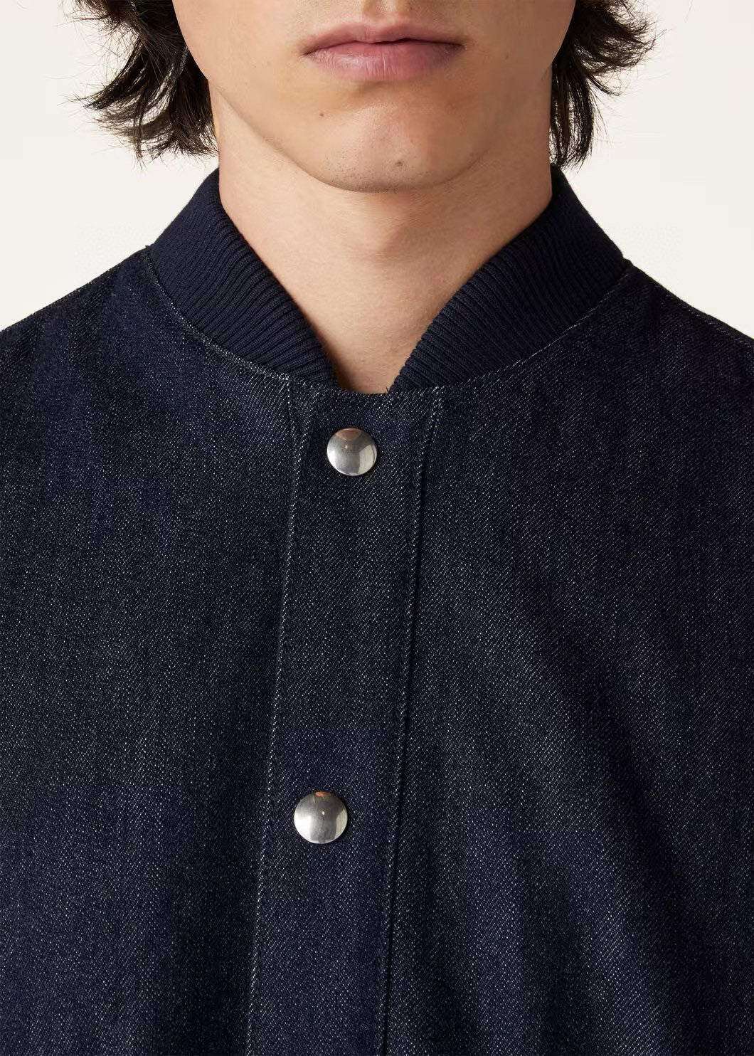 Loro Piana Men's Spring/Fall Solid-Color Cotton-Blend Cashmere Single-Breasted Long-Sleeve Jacket With Baseball Collar Ngvp #2349