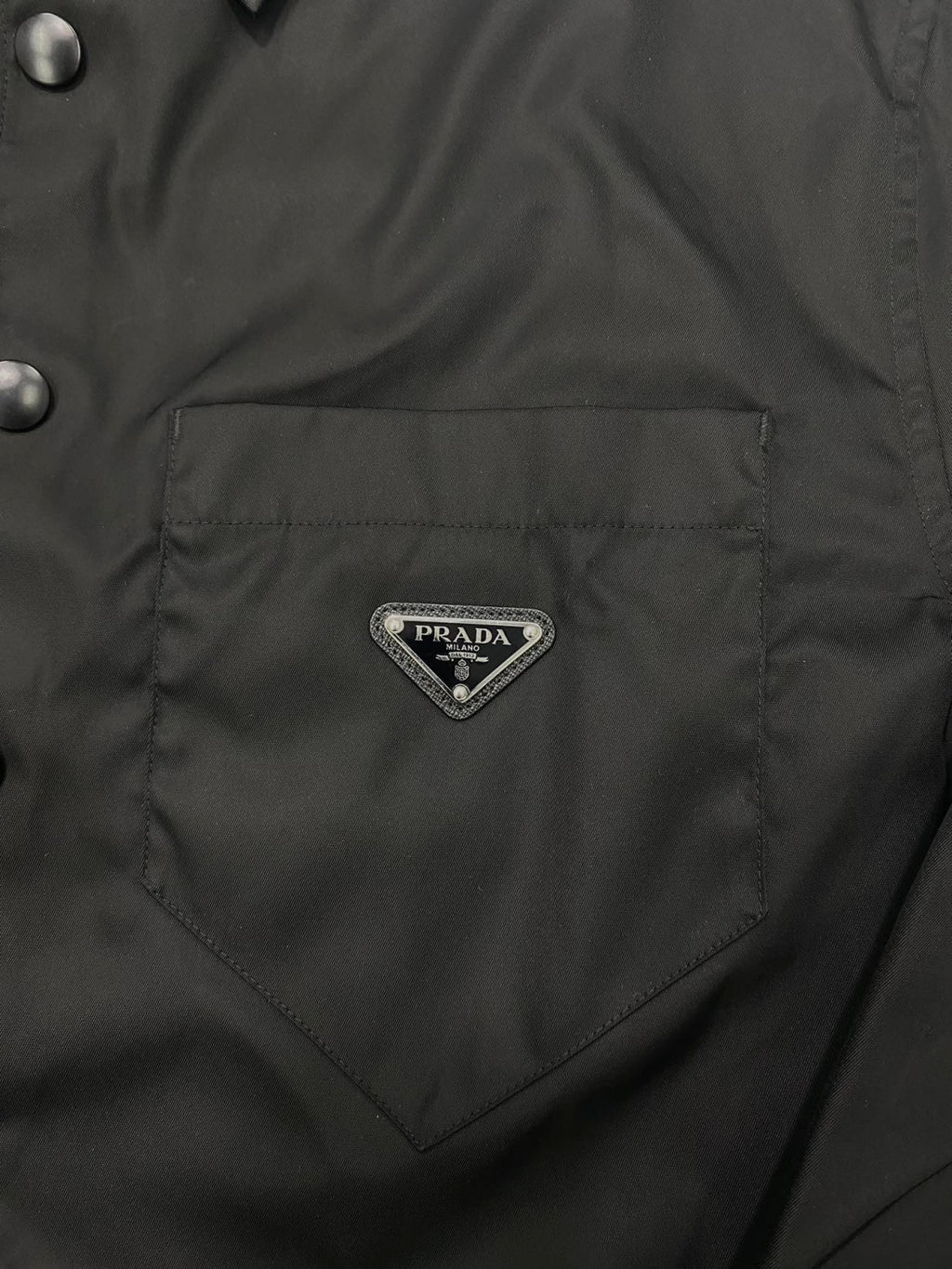PRADA Black Re-nylon Shirt #375704