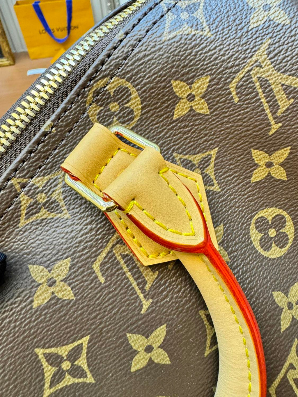 LOUIS VUITTON Special Offer Monogram Leather Bags Handbag #378342
