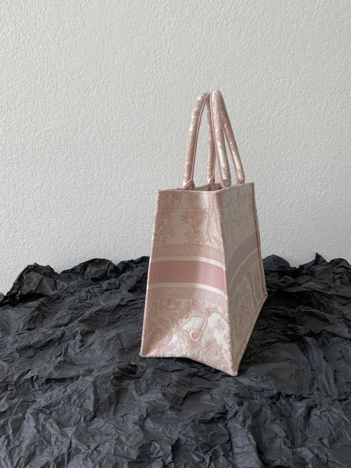 Dior Book Tote Women's Pattern Printed Embroidered Letter Printed Tweed Canvas Tote Bag Bags (please Contact Customer Service For Colour Selection Before Purchase) #76615