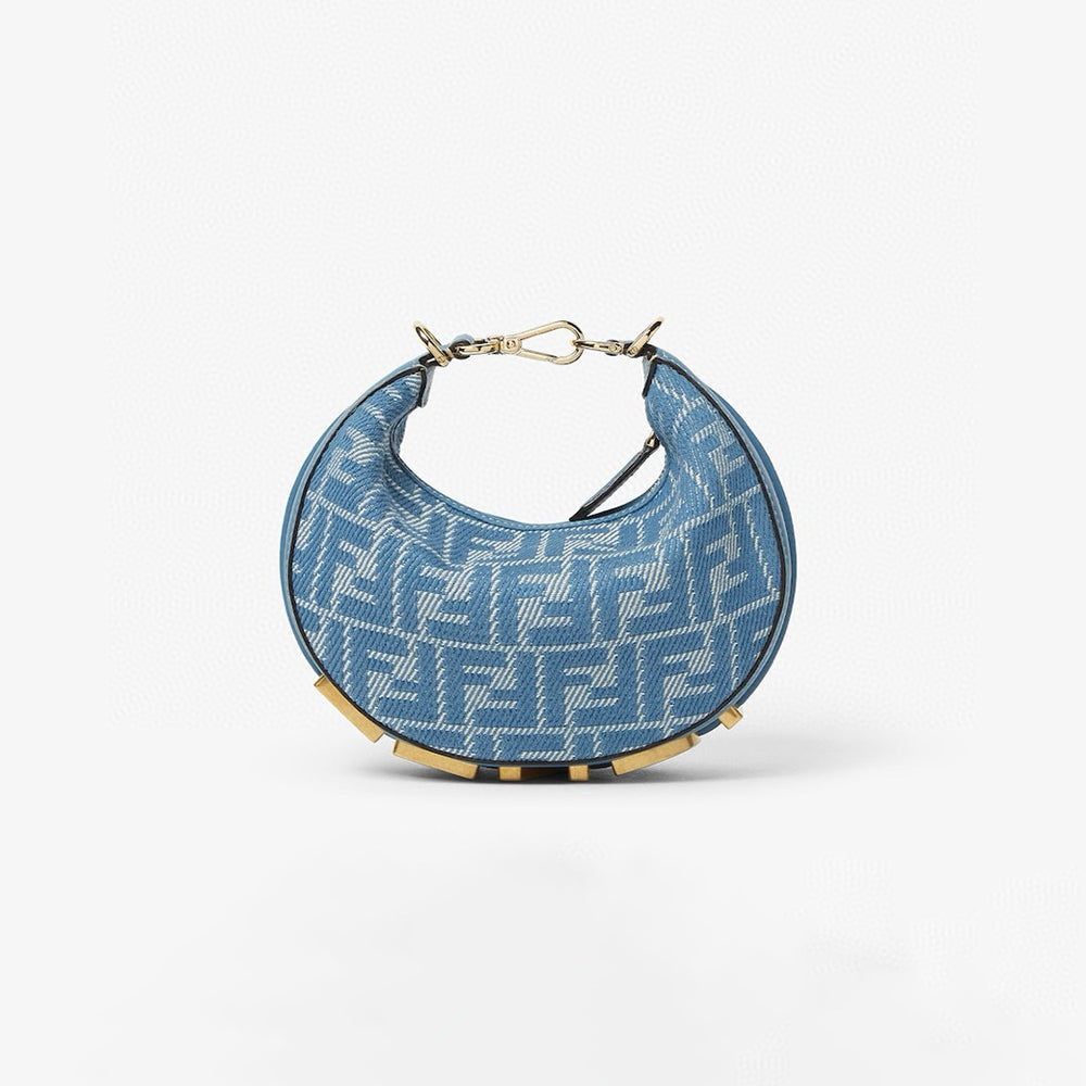 Fendi Fendigraphy Mini Fabric Blue #322306