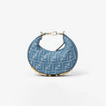 Fendi Fendigraphy Mini Fabric Blue #322306