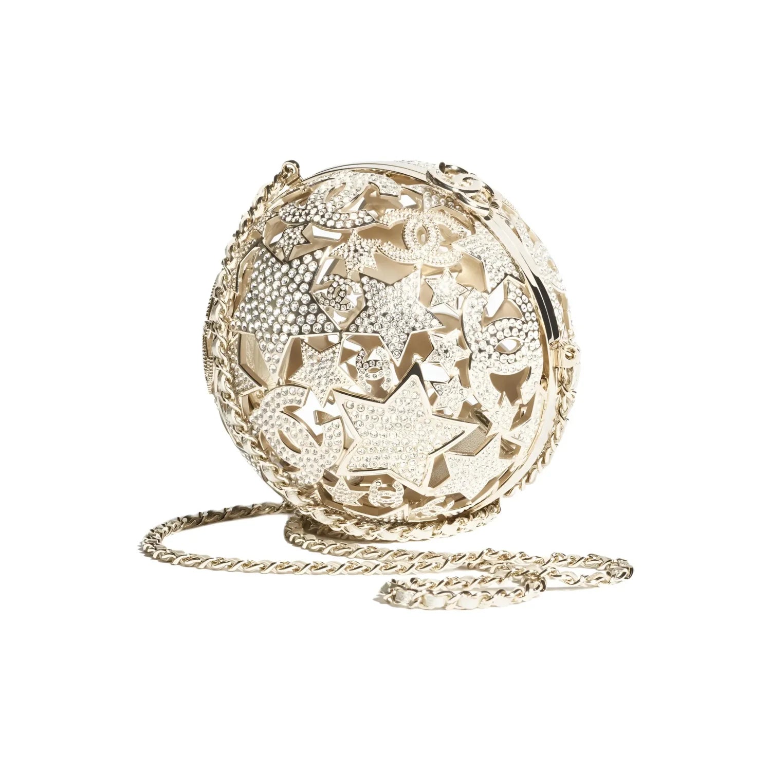 Chanel Haute Métiers d'art series star hollow spherical evening bag #332742