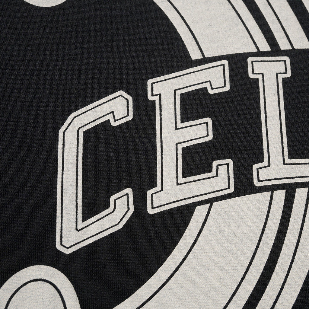 Celine Men's Logo Printed Summer Cotton Jersey Solid Color Round Neck Short Sleeve T-Shirt #77248