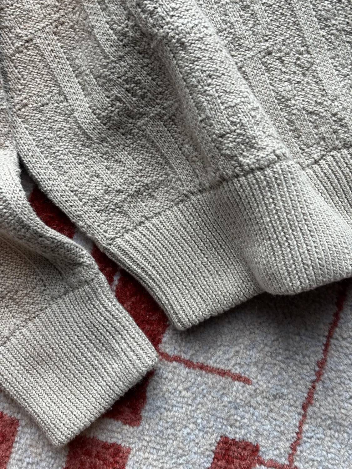Dior Men's Spring And Fall Letter Jacquard Knit Round Neck Long Sleeve Sweater #76645