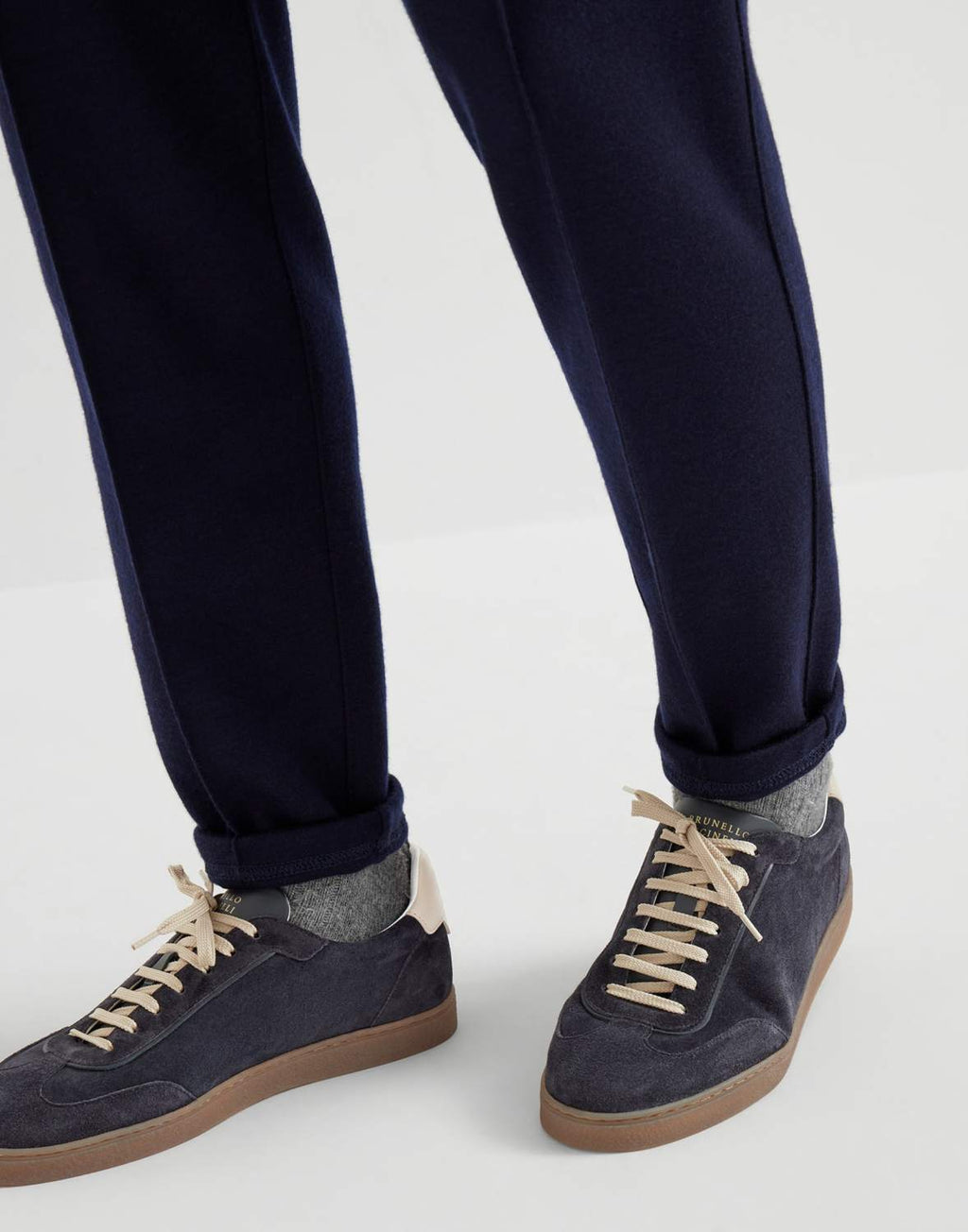Brunello Cucinelli Top-quality Version Men's Suede sneakers #375407
