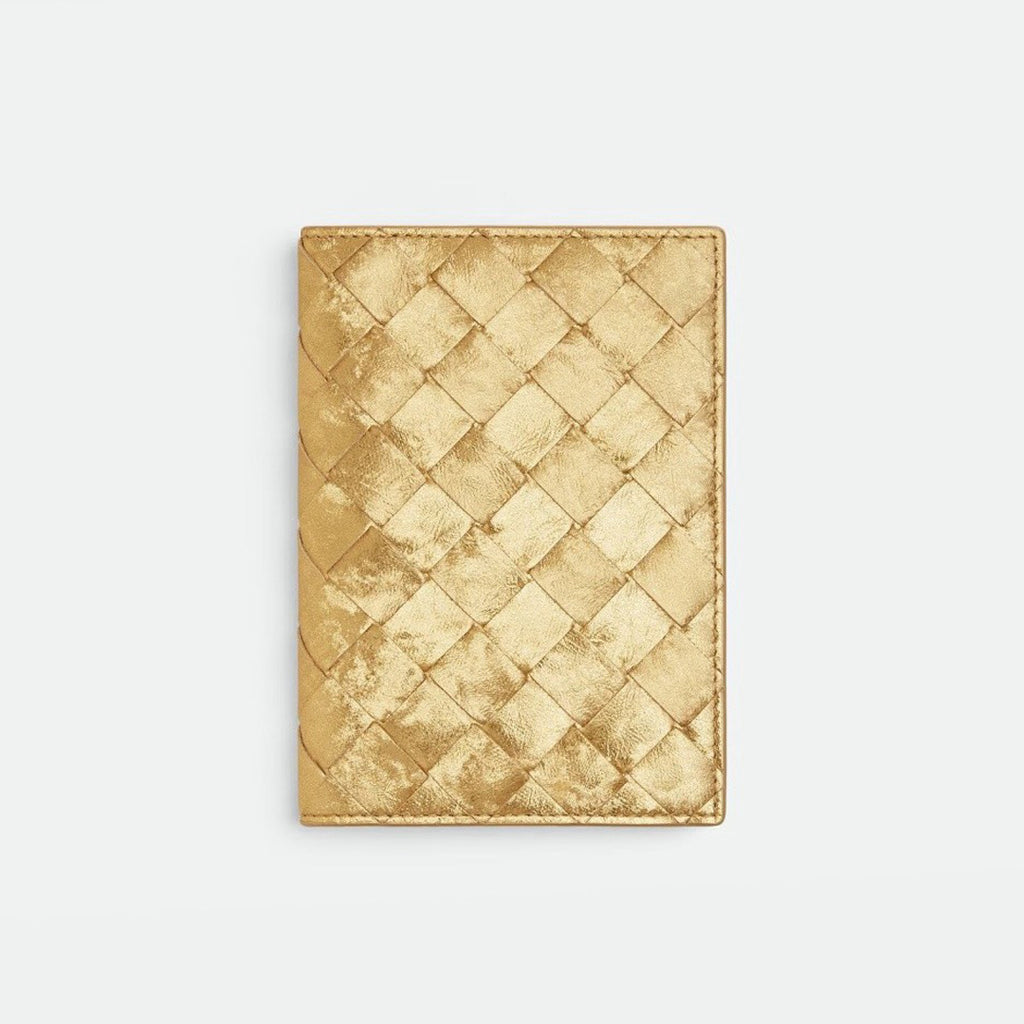 Bottega Veneta 26SS New Woven Folding Style Passport Clip Wallet Bag # 195273