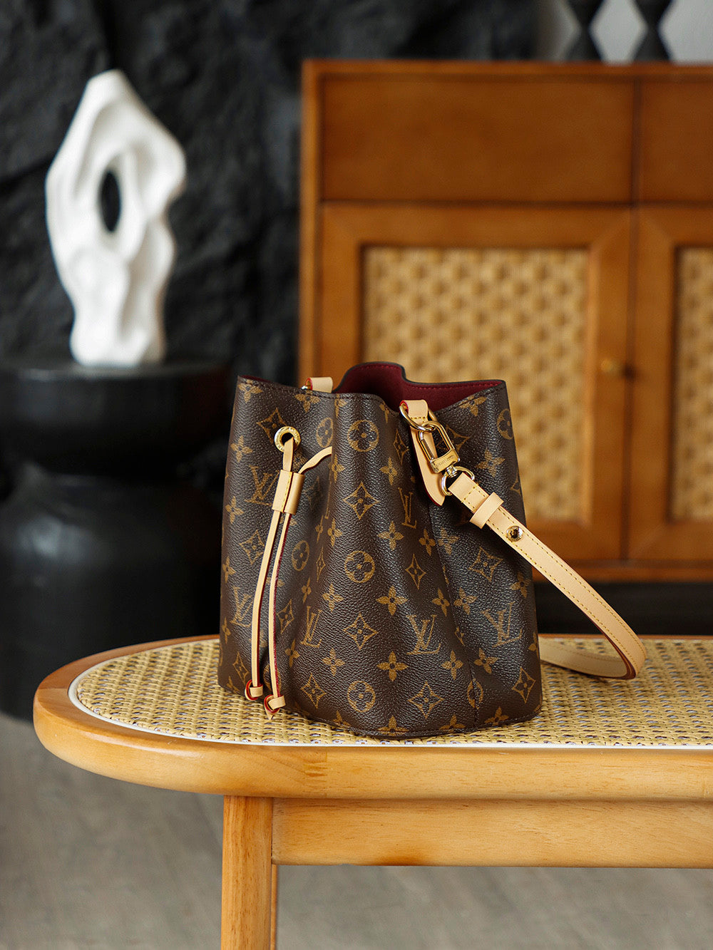 Louis Vuitton Néonoé BB Monogram Women's Handbags Classic Bucket Bag #333040