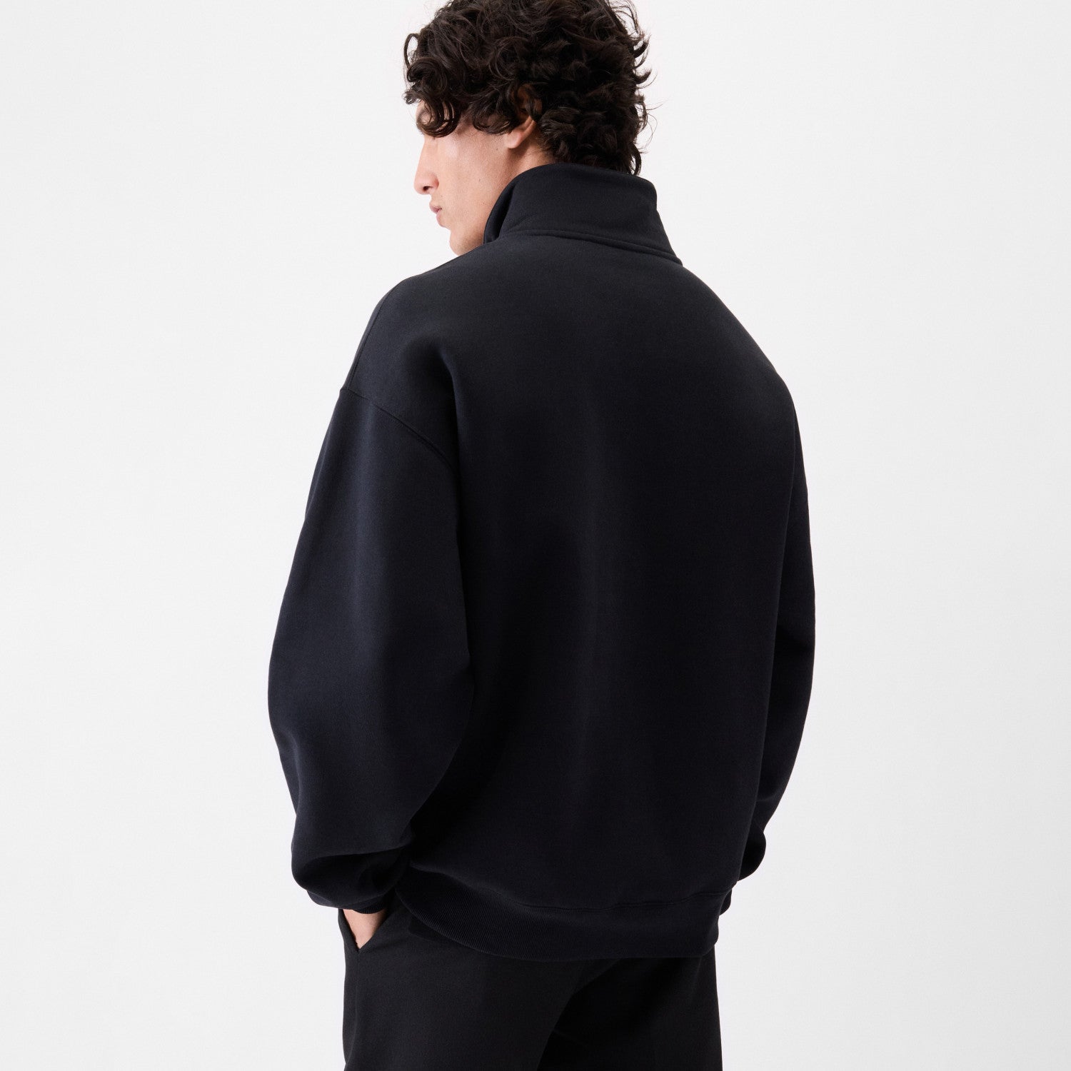 Jacquemus Men's Spring/Fall Fashion Casual High Neck Half Zip Embroidered Knit Logo Sweatshirt #78534