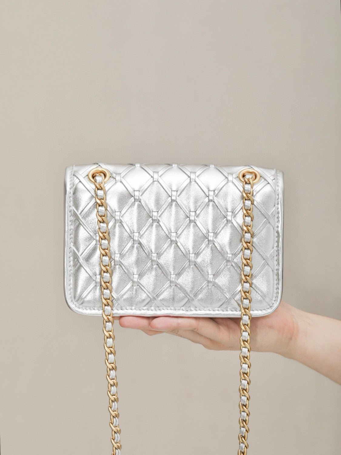 Chanel Metallic Braid Mini Shoulder Bag #317579