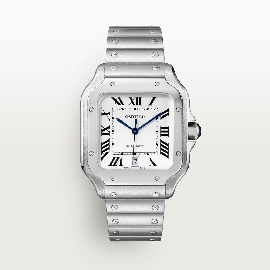 Cartier Santos De Cartier Watch Large Couple'S Watch Fashion Smartink Disassembly System Sapphire Cut Temperament Watch Accessories Thickness 9.08mm #81214