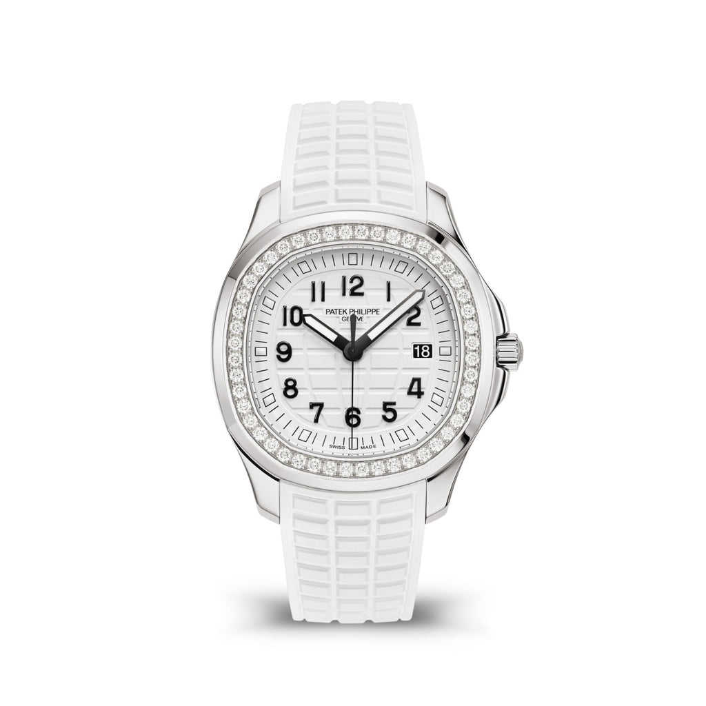 Patek Philippe Mechanical Watches With Diamonds On Silicone Straps Watch #96352