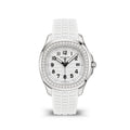 Patek Philippe Mechanical Watches With Diamonds On Silicone Straps Watch #96352