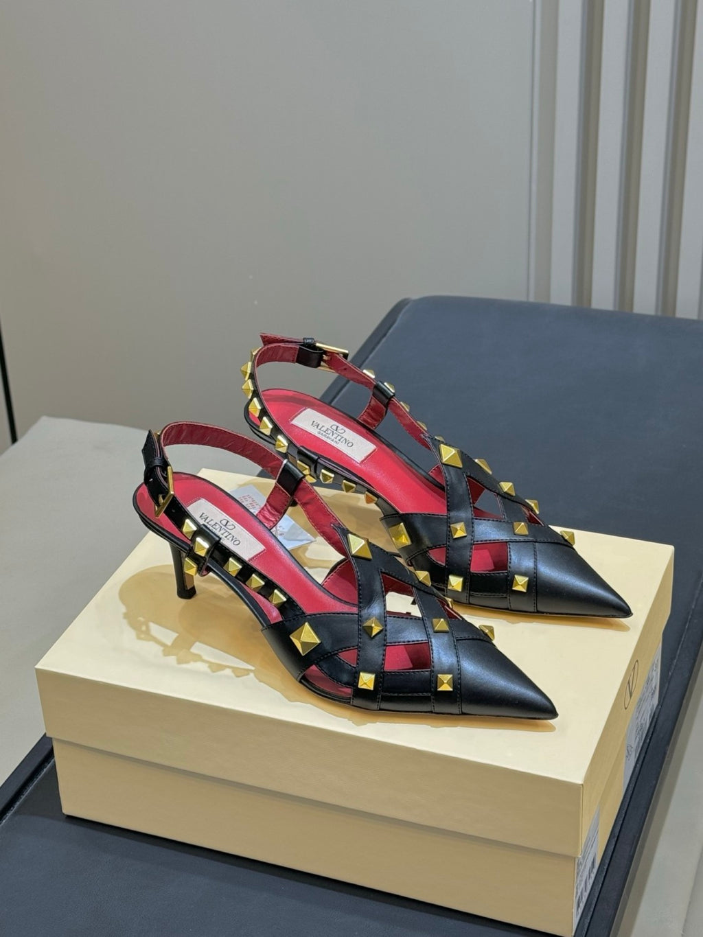 Valentino Women's Studdy Slingback Pumps #336908